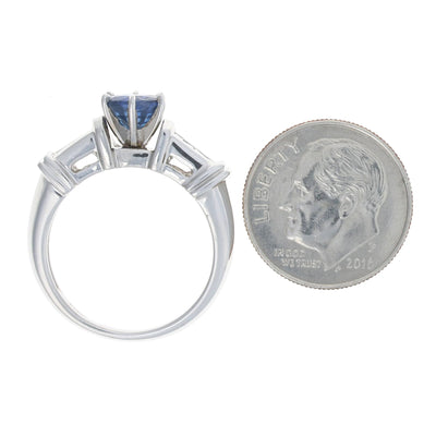 1.57ctw Sapphire and Diamond Ring Gold