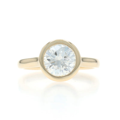 1.76ct Diamond Ring Yellow Gold