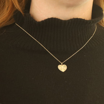 Diamond Pendant Necklace Yellow Gold