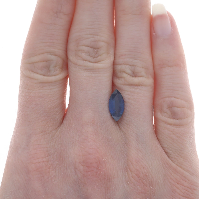 2.08ct Marquise Sapphire GIA