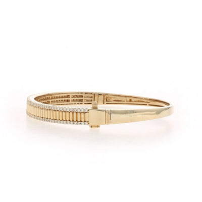 1.00ctw Diamond Women's Bracelet Yellow Gold