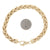 Fancy Wheat Bracelet Yellow Gold