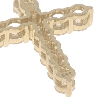 .83ctw Diamond Pendant Yellow Gold