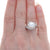 .40ctw Cultured Pearl and Diamond Ring White Gold