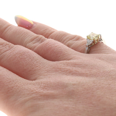 1.44ctw Diamond and Diamond Ring Platinum