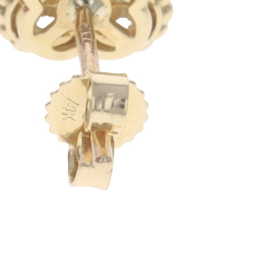 .90ctw Diamond Women's Earrings Yellow Gold