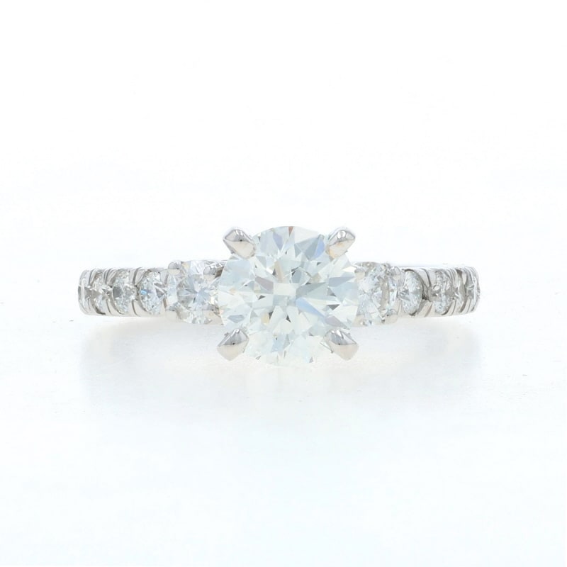 1.57ctw Diamond and Diamond Women's Ring White Gold
