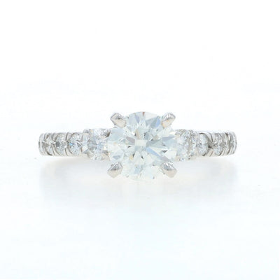 1.57ctw Diamond and Diamond Women's Ring White Gold