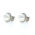 .10ctw Freshwater Pearl and Diamond Earrings White Gold