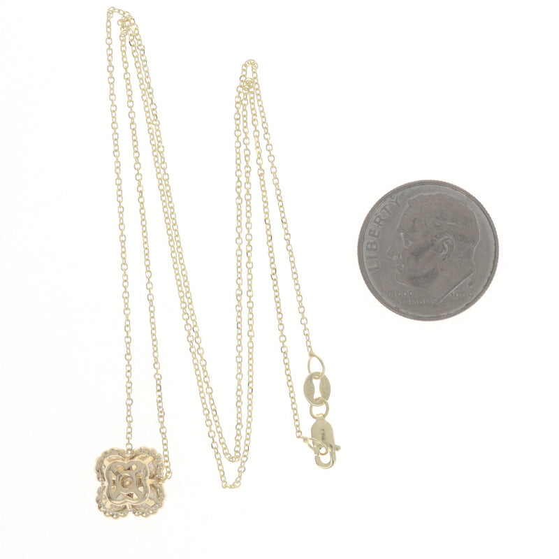 .80ctw Diamond Pendant Necklace Yellow Gold