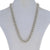 Unisex Curb Chain Necklace Sterling Silver