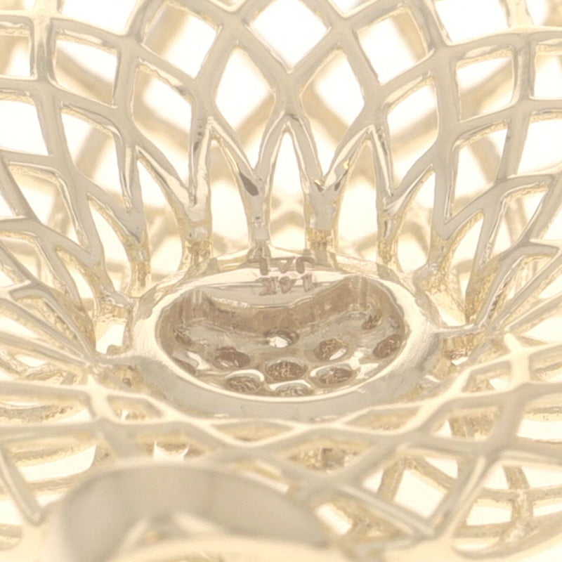 .13ctw Diamond Pendant Yellow Gold