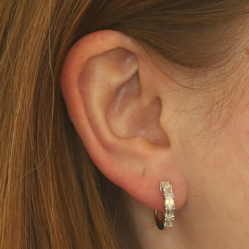 1.84ctw Diamond Earrings White Gold