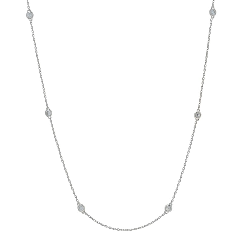 .50ctw Diamond Women's Diamond by the Yard Necklace White Gold