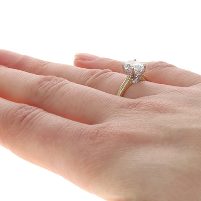 1.78ct Diamond and Diamond Ring Yellow Gold