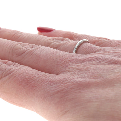 Diamond Band White Gold