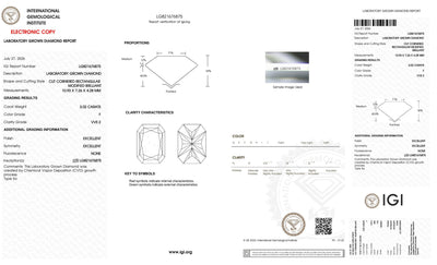 Lab Diamond Unisex Loose Diamond
