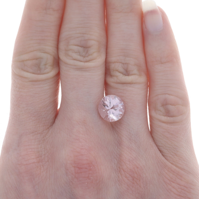 3.23ct Round Morganite