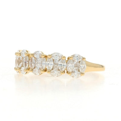 .98ctw Diamond Women's Band Yellow Gold