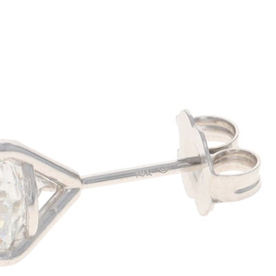 1.80ctw Diamond Earrings White Gold