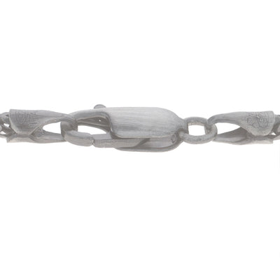 Men's Foxtail Chain Necklace Sterling Silver