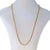 Diamond Cut Cable Chain Necklace Yellow Gold