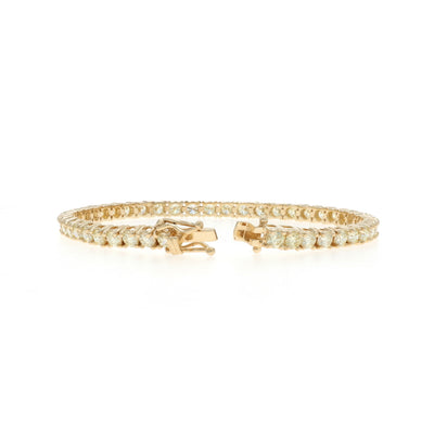 9.00ctw Diamond Bracelet Yellow Gold