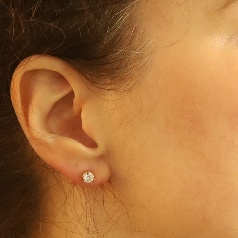 .86ctw Diamond Earrings Yellow Gold
