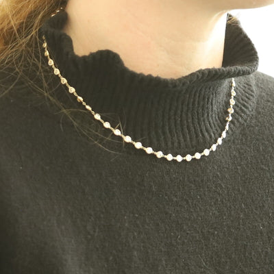 10.00ctw Diamond Women's Station Necklace Yellow Gold