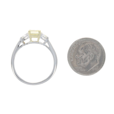 1.44ctw Diamond and Diamond Ring Platinum