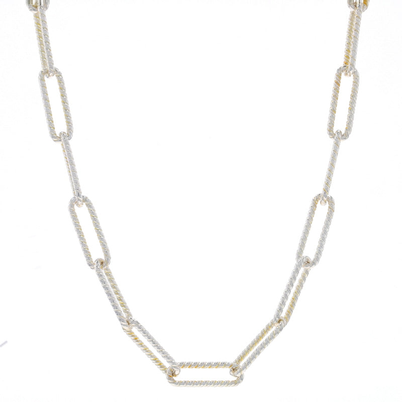 14k Yellow Gold Disc Drop Paper Clip Chain Y-necklace #107013 - Seattle  Bellevue | Joseph Jewelry
