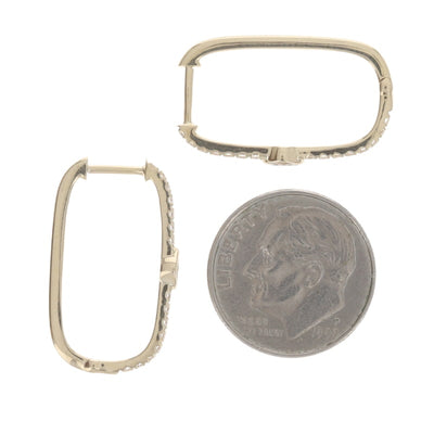 .35ctw Diamond Women's Earrings Yellow Gold