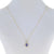 2.11ctw Sapphire and Diamond Pendant Necklace Yellow Gold