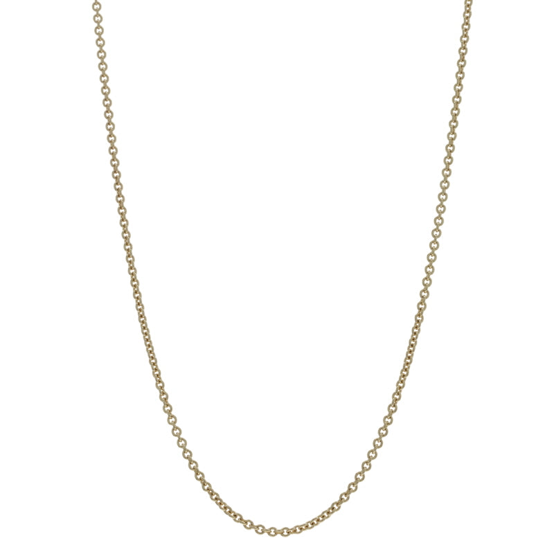 Cable Chain Necklace Yellow Gold