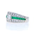 JB Star 2.30ctw Emerald Band Platinum