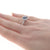 2.96ctw Sapphire and Diamond Ring White Gold