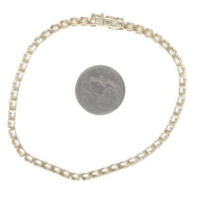 4.06ctw Diamond Women's Bracelet Yellow Gold