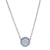 0.79ctw Diamond and Diamond Pendant Necklace White Gold