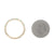 .58ctw Diamond and Emerald Band Yellow Gold