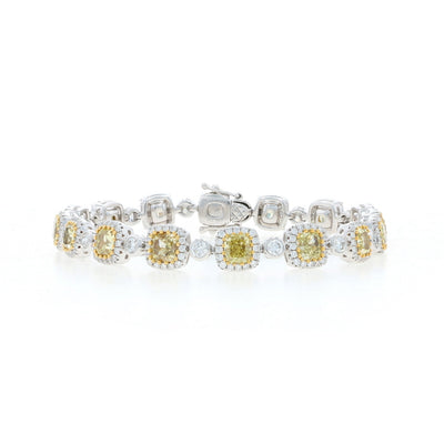 10.74ctw Diamond Bracelet White Gold