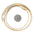 Milor Herringbone Necklace Yellow Gold