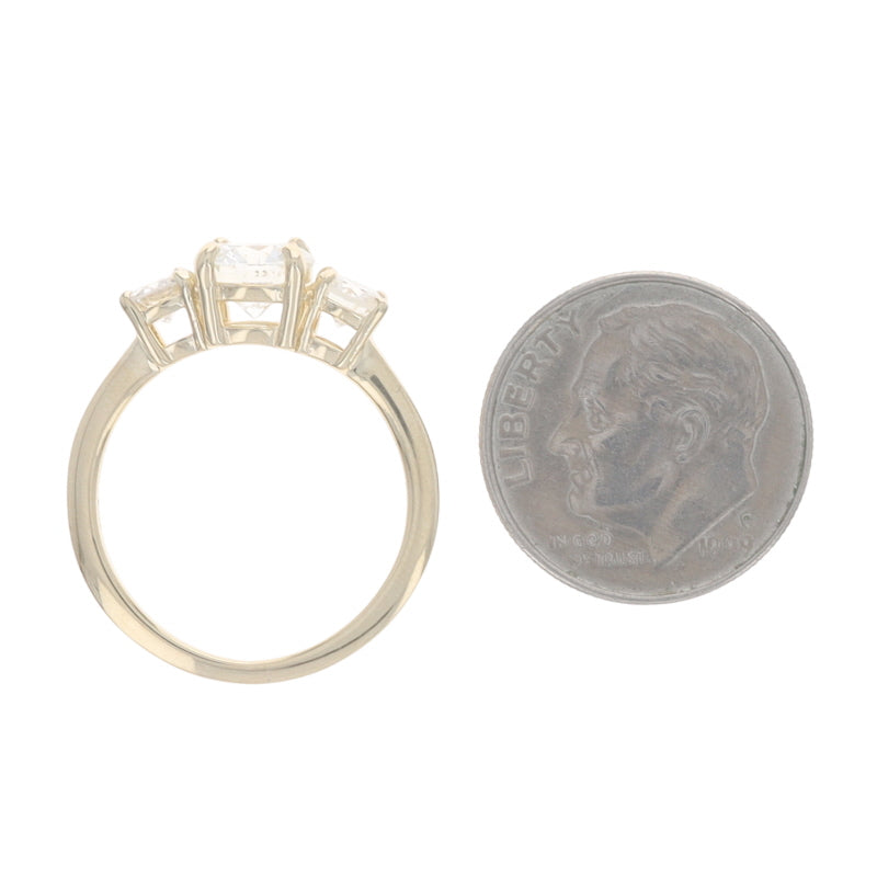 1.52ctw Diamond and Diamond Ring Yellow Gold