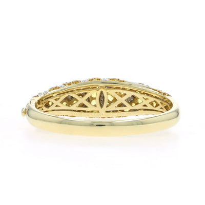 17.85ctw Sapphire Women's Bracelet Yellow Gold