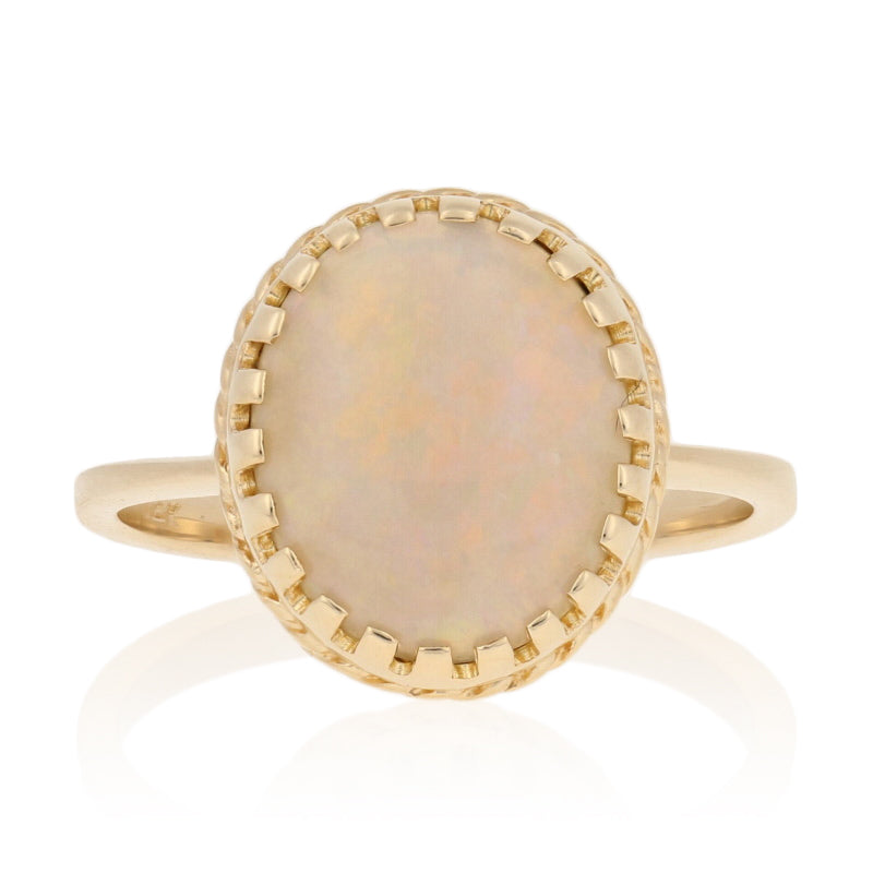 3.20ct Opal See Description Yellow Gold
