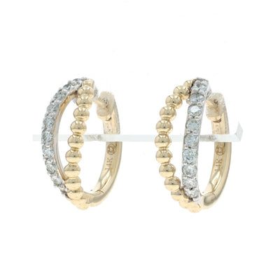 .43ctw Diamond Women's Earrings Yellow Gold
