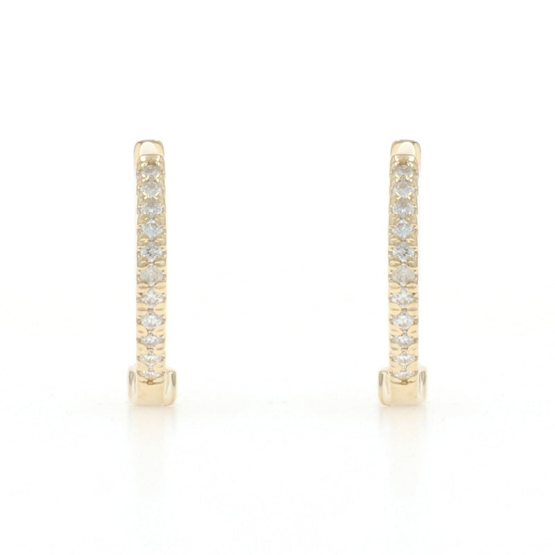 Diamond Earrings Yellow Gold