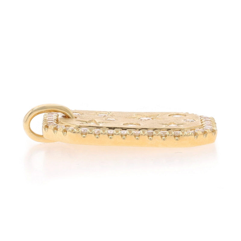 .46ctw Diamond Pendant Yellow Gold