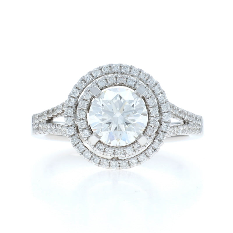1.36ctw Diamond and Diamond Ring White Gold