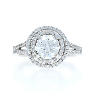 1.36ctw Diamond and Diamond Ring White Gold