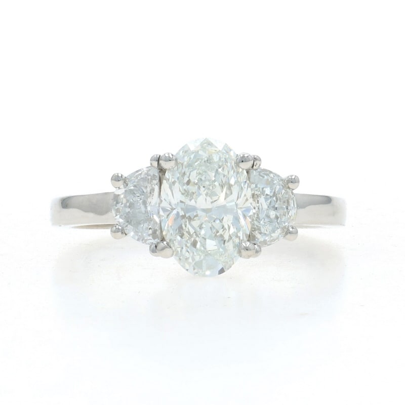 Diamond and Diamond Women's Ring Platinum